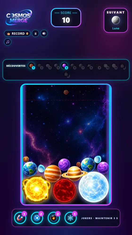 Cosmos Merge — partie