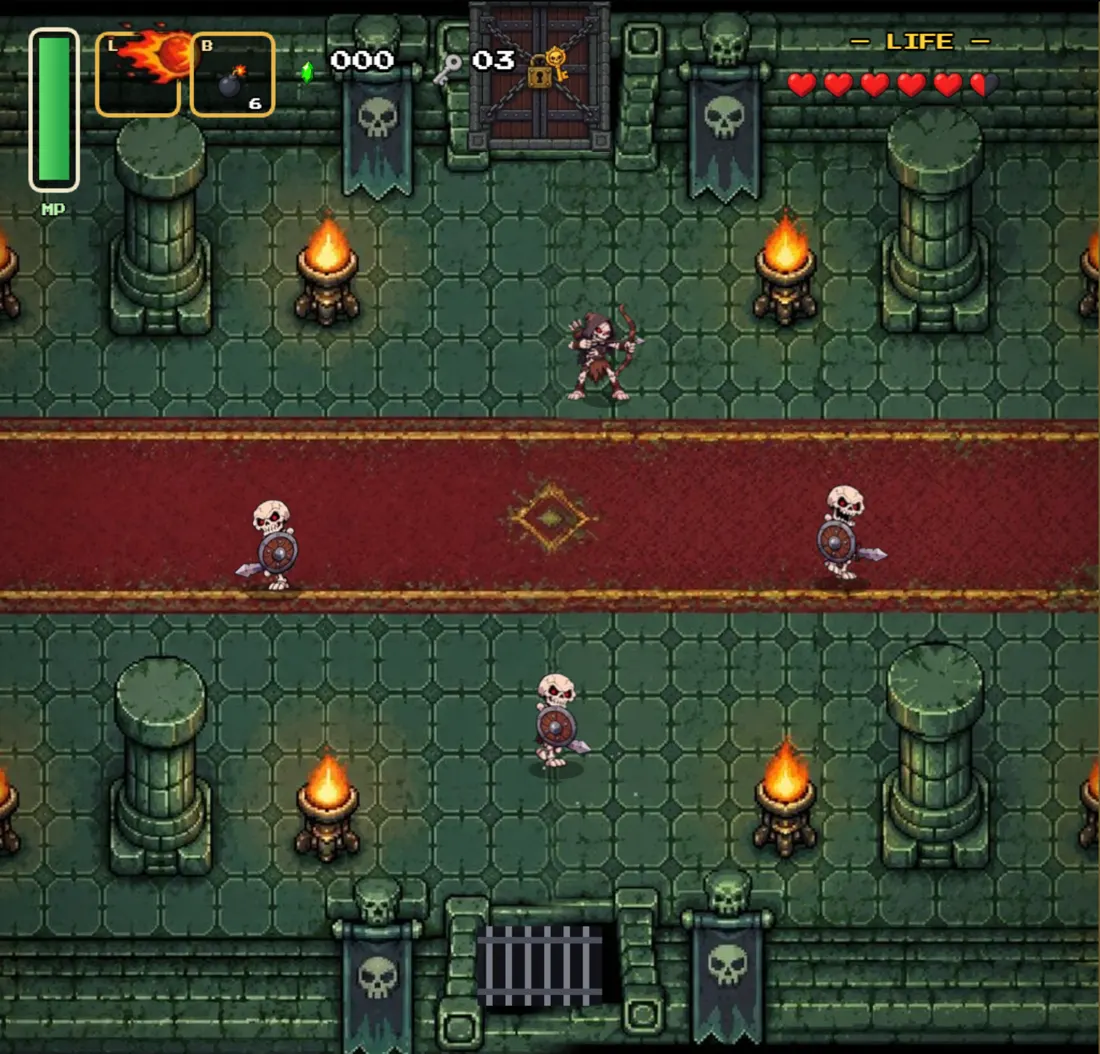 Grimvault — le grand hall